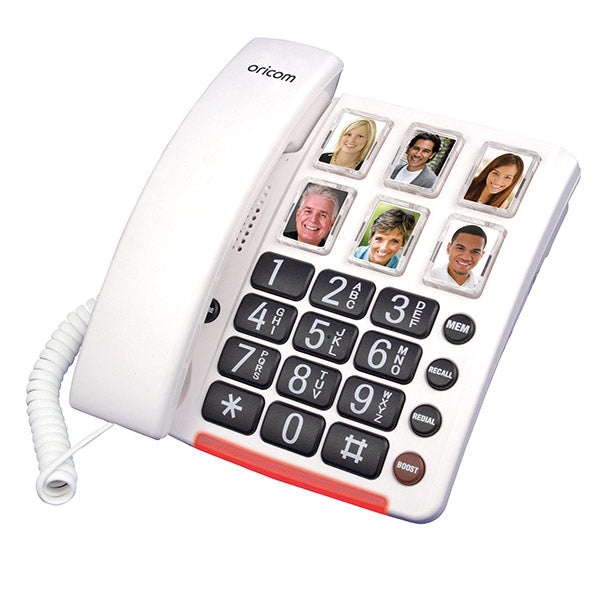 Oricom CARE80 Amplified Phone with 6 Picture Dialling