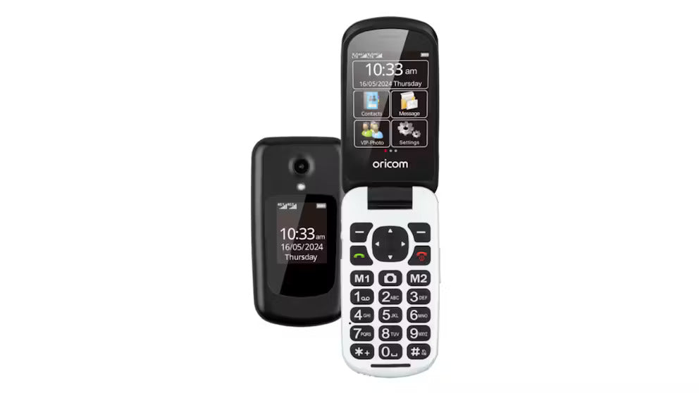 Oricom EZY7510 Flip Mobile Phone with SOS Emergency Button