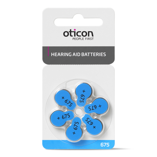 Oticon Hearing Aid Batteries size 675