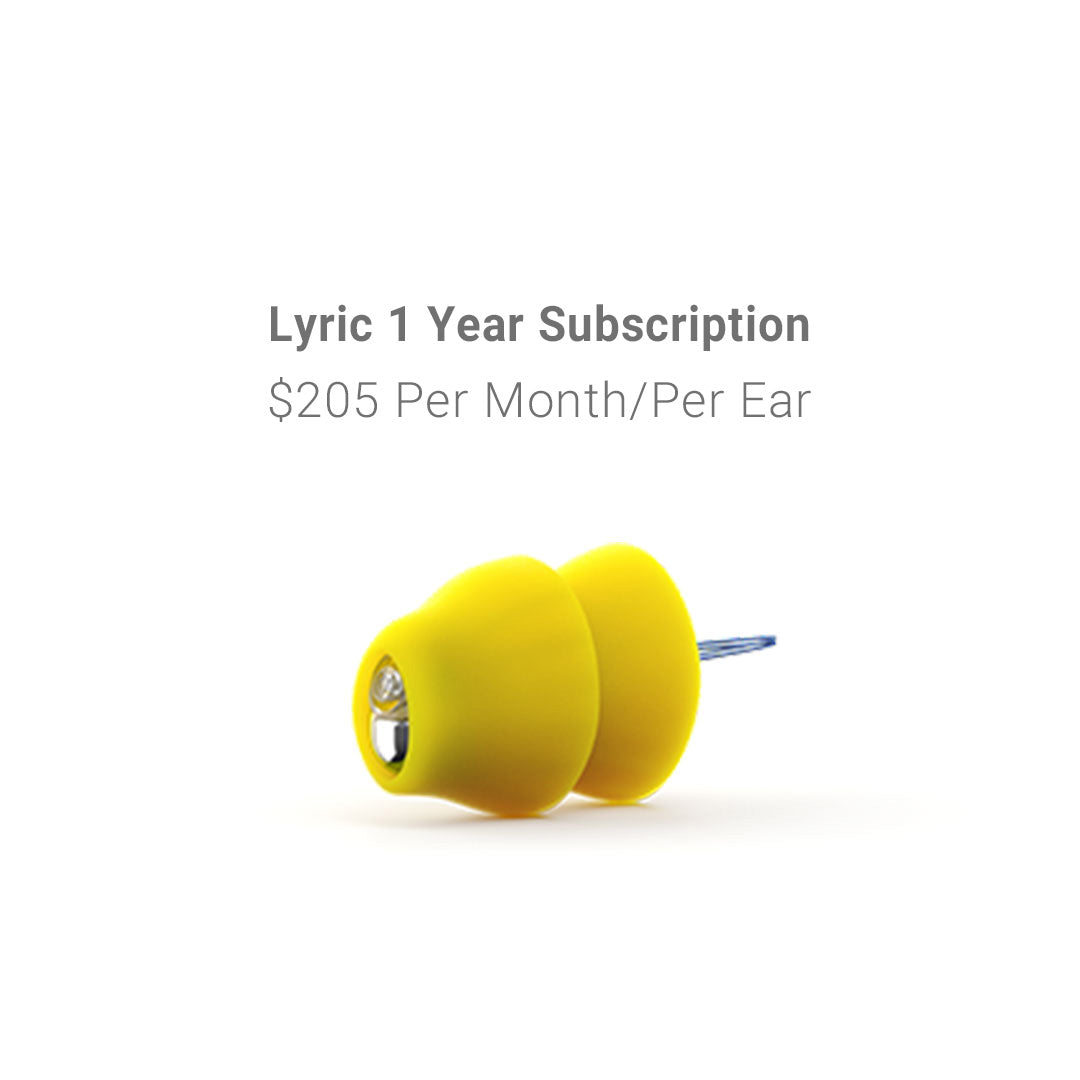 Phonak Lyric Invisible Hearing Aid - 1 Year Subscription (Monaural)