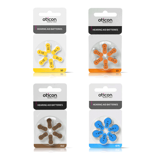 Oticon Hearing Aid Batteries size 312