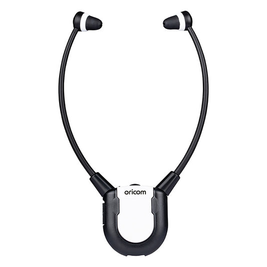 Oricom TV7400 Amplified Wireless TV Listener Headset with Fast Charging Cradle 2.4ghz