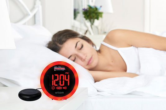 Oricom WNS80 Wake & Shake Dynamite Alarm Clock with Shaker