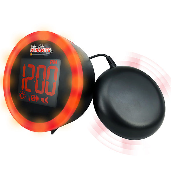 Oricom WNS80 Wake & Shake Dynamite Alarm Clock with Shaker