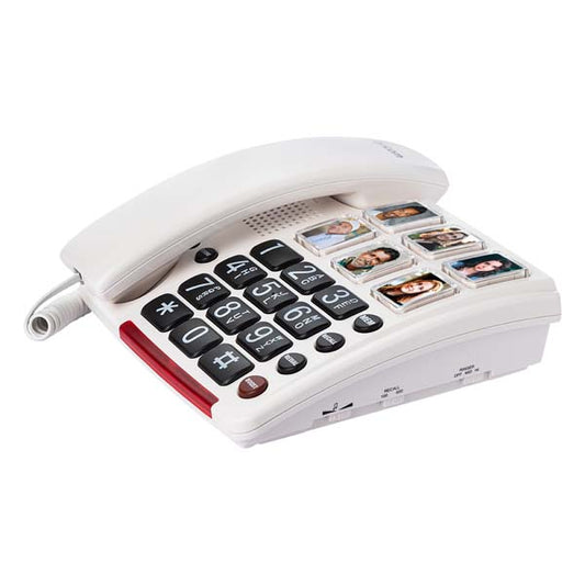 Oricom CARE80 Amplified Phone with 6 Picture Dialling & Handsfree Speaker