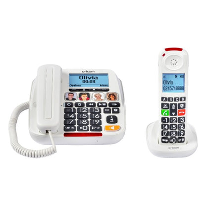 Oricom CARE920 Amplified Big Button Phone with Cordless Handset & Picture Dialing