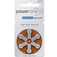 Power One MERCURY FREE Hearing Aid Batteries size 312