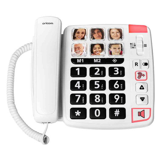 Oricom CARE80S Big Button Amplified Handfree Speakerphone With Picture Dialling
