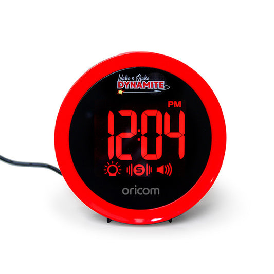 WNS80 Wake ‘N’ Shake Dynamite Alarm Clock with Shaker